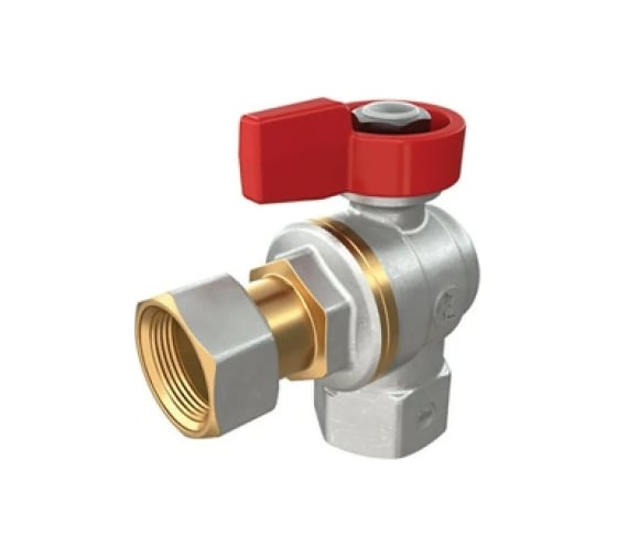 Изображение товара Шаровой кран для котлов и счетчиков Giacomini 1/2M x 1/2 гайка, угловой, c наружной резьбой R780PX013