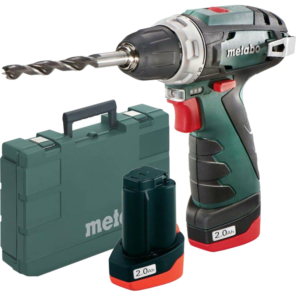 Изображение товара Аккумуляторная дрель-шуруповерт Metabo PowerMaxx BS 12 В с кейсом