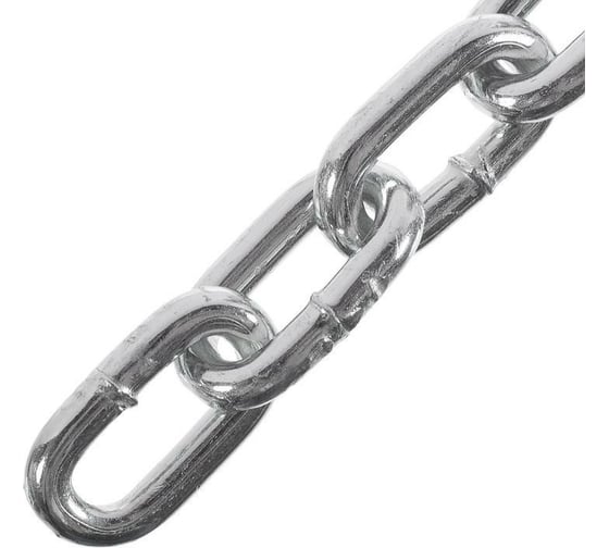 Изображение товара Сварная короткозвенная цепь Rizzel DIN 766 М4 60м 00000313228