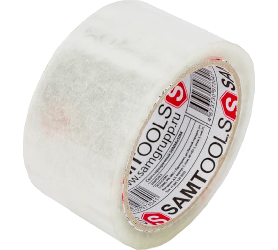 Изображение товара Прозрачный скотч SAMGRUPP 50 мм х 50 м SAMC-075050050
