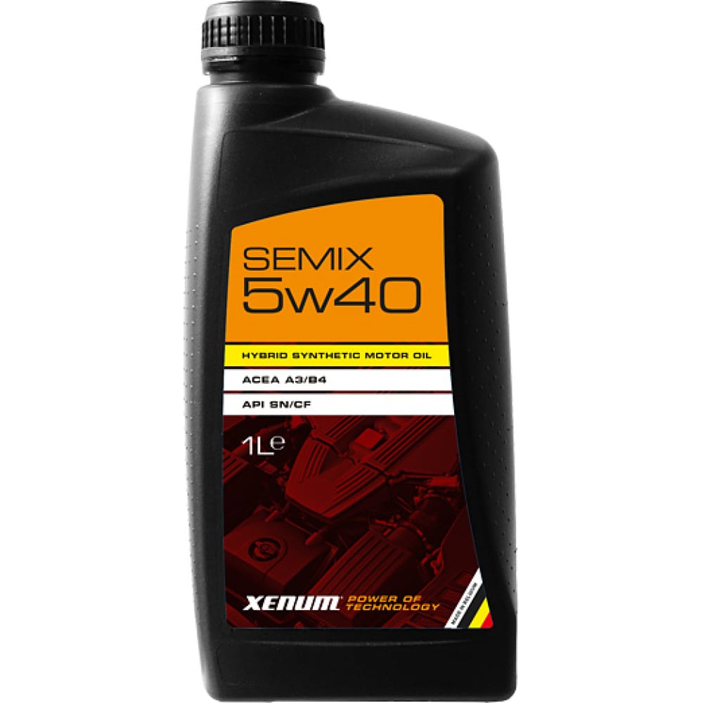 Гибридное синтетическое моторное масло XENUM 5W40 2027001A SEMIX 5W40 - фото 1
