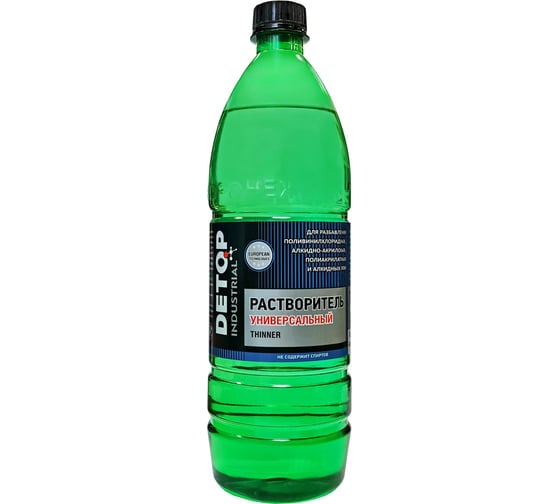 Изображение товара Строительный растворитель Detop Универсальный, ПЭТ 1 литр DTI-S07725