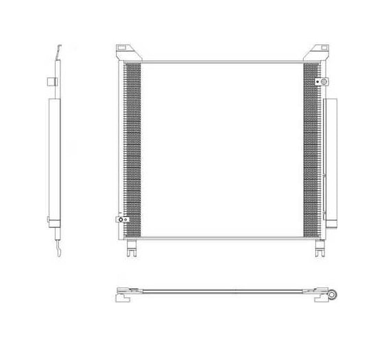 Изображение товара Радиатор кондиционера Sakura 54619836