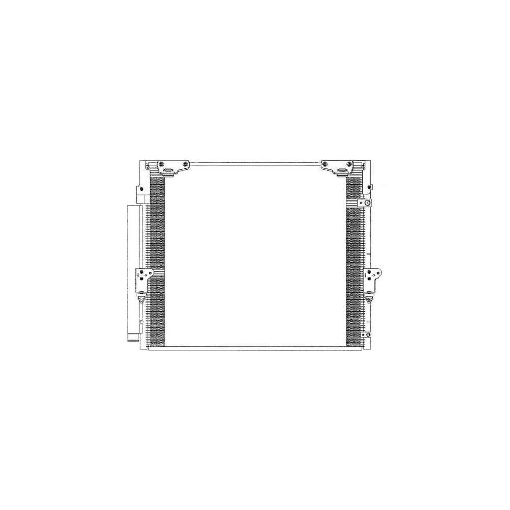 Изображение товара Радиатор кондиционера Sakura для Land Cruiser 200 LX 570 алюминий модель 54619841