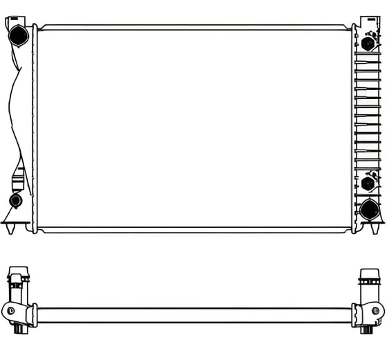 Изображение товара Радиатор системы охлаждения Sakura 30618503