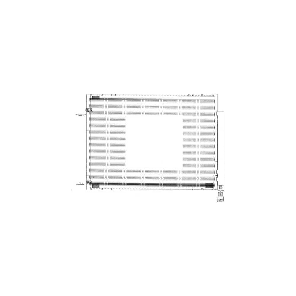 Изображение товара Радиатор кондиционера Sakura 52719802 для Toyota Lexus HARRIER RX алюминий