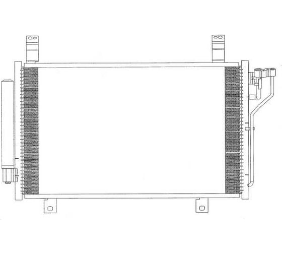 Изображение товара Радиатор кондиционера Sakura 53019804