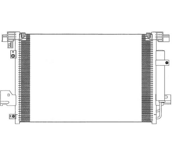 Изображение товара Радиатор кондиционера Sakura 53219801