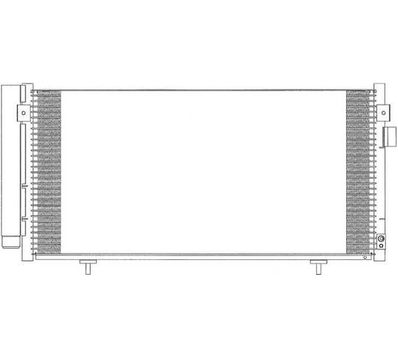 Изображение товара Радиатор кондиционера Sakura 54219801