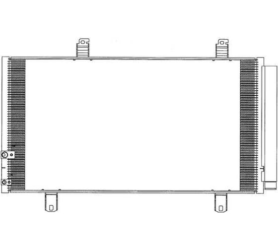 Изображение товара Радиатор кондиционера Sakura 54619827