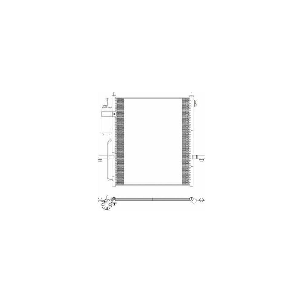 Изображение товара Радиатор кондиционера Sakura 53219803 Изображение товара Радиатор кондиционера Sakura 53219803