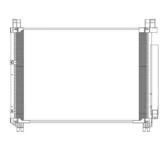Изображение товара Радиатор кондиционера Sakura 54619830