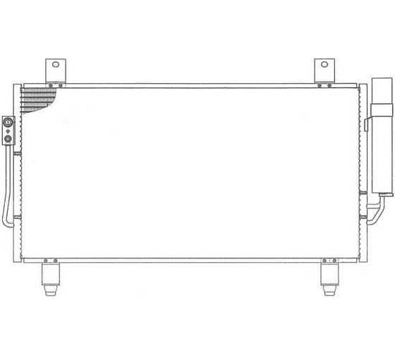 Изображение товара Радиатор кондиционера Sakura 53219802