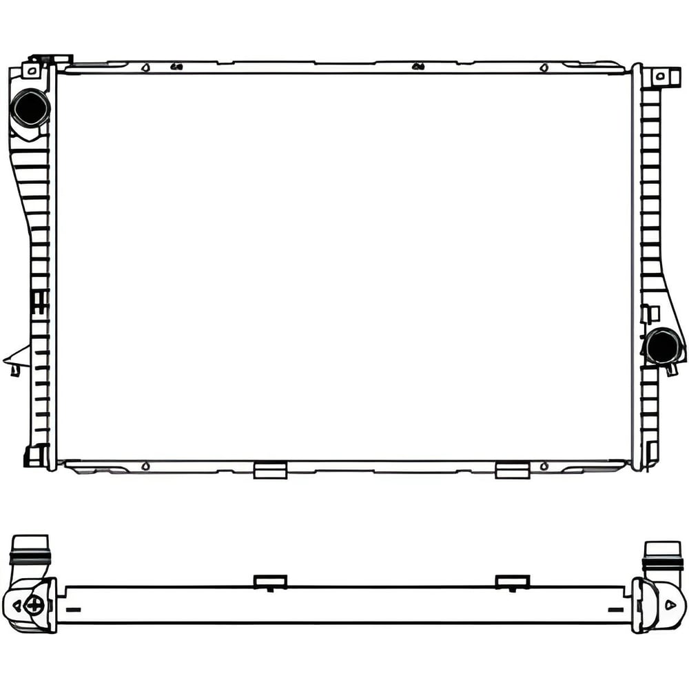 Изображение товара Радиатор системы охлаждения Sakura 30111011 для BMW 5/7 автомобилей
