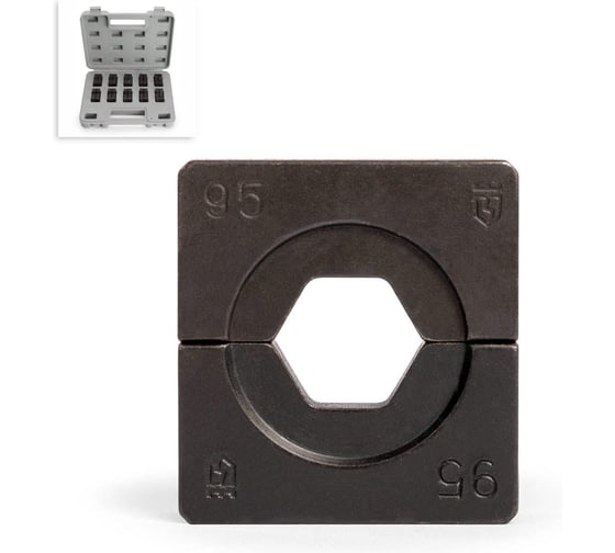 Изображение товара Набор матриц (10 шт) для опрессовки НМ-300-DIN КВТ 61036