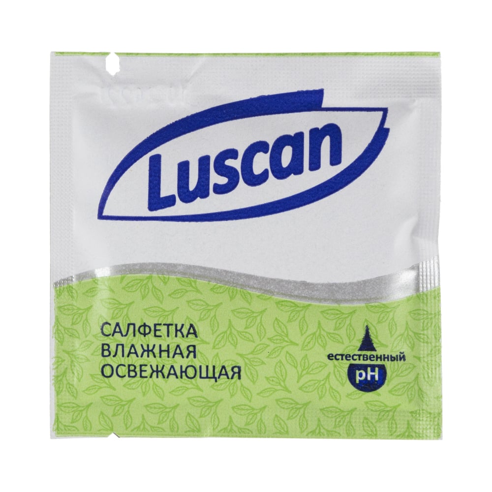 Освежающие влажные салфетки Luscan