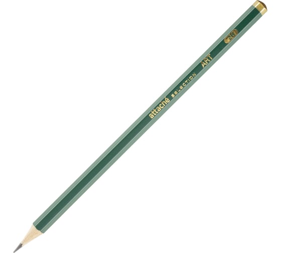 Изображение товара Чернографитный карандаш Attache Selection 2H Art шестигранный 12 шт в упаковке 1368100