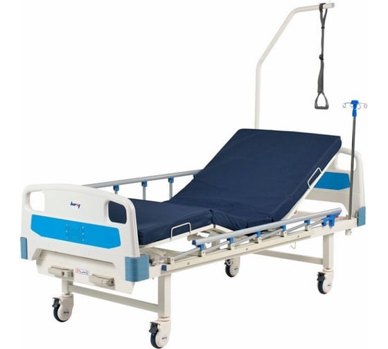 Изображение товара Медицинская функциональная механическая кровать Barry с принадлежностями, вариант исполнения: MB2pp