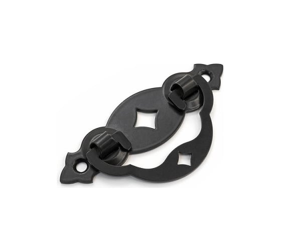 Изображение товара Мебельная откидная ручка STARFIX Классика РГ-105 черная матовая SMP-77268-1