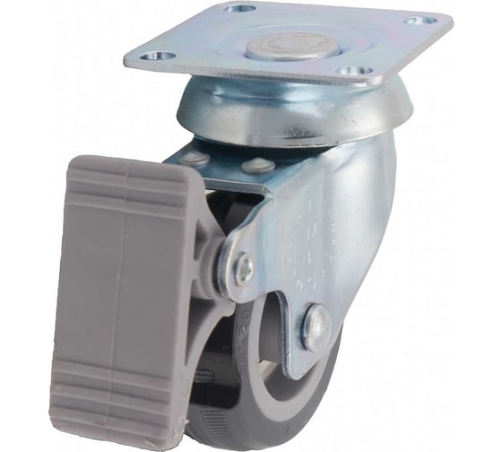 Изображение товара Колесо с поворотной платформой и тормозом EMES EP01MKT50X20F