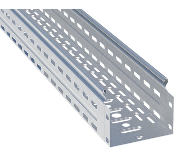 Изображение товара Лоток перфорированный EKF 100x200x6000-0,8 мм (2 шт по 3 метра) L10020001
