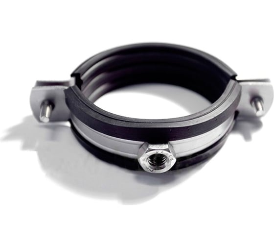 Изображение товара Трубный нержавеющий хомут КРЕП-КОМП 6, 159-169, М10, 304, 2х25 мм TR6М10SS52