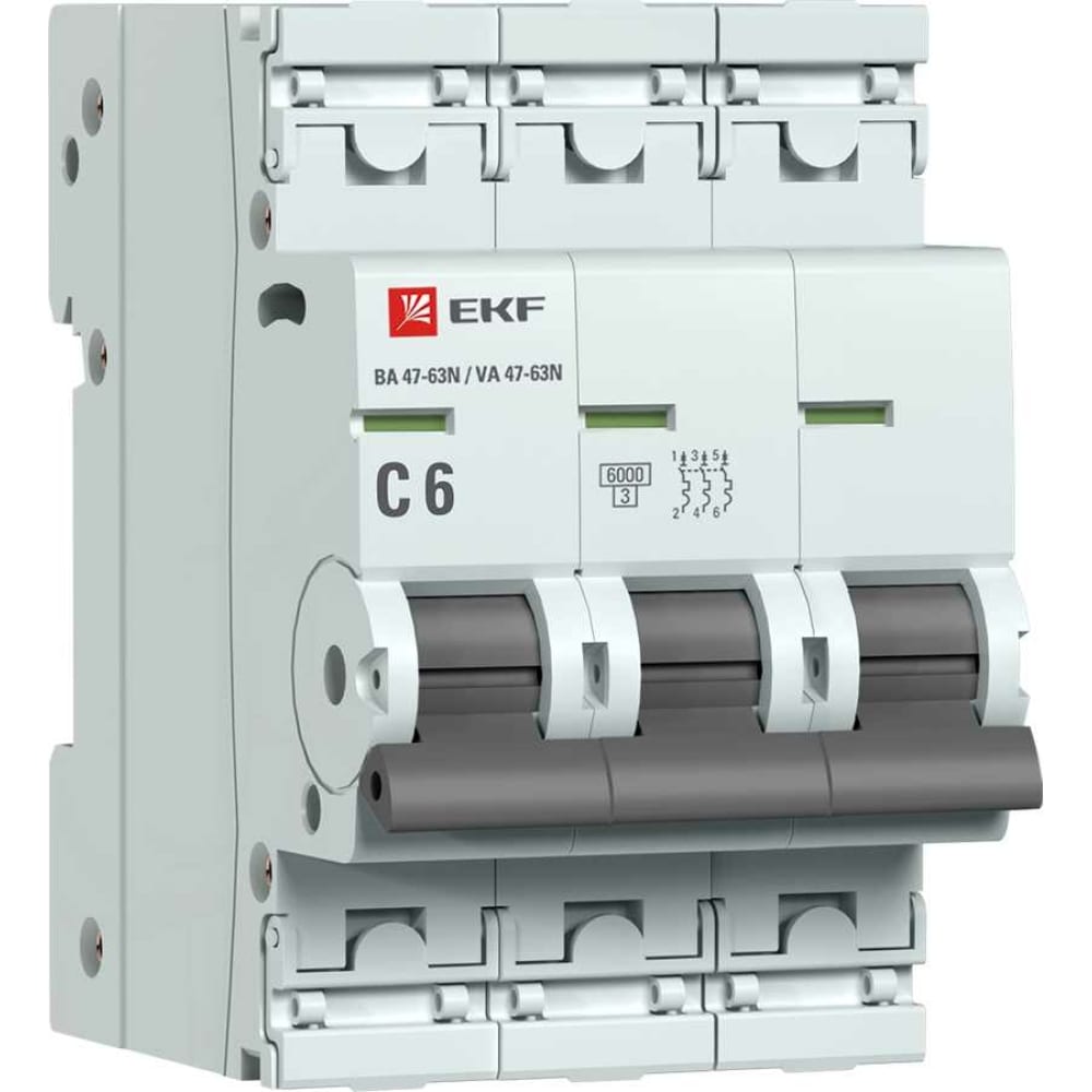 Автоматический выключатель EKF выключатель автоматический модульный 4п c 40а 4 5ка ва 101 dekraft 11094dek