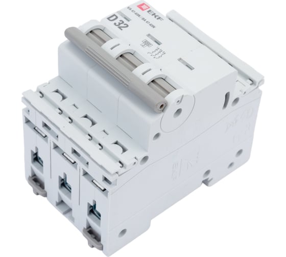Изображение товара Автоматический выключатель EKF 3P 32А (D) 6кА ВА 47-63N PROxima M636332D
