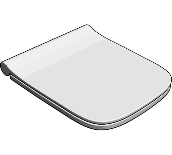 Изображение товара Сиденье для унитаза Dreja ENZO дюропласт, с микролифтом 88.0002