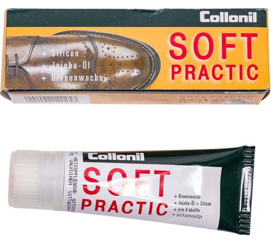 Изображение товара Крем на пчелином воске для ухода за изделиями из деликатной гладкой кожи Collonil Soft Practic 025 белый 3763 025