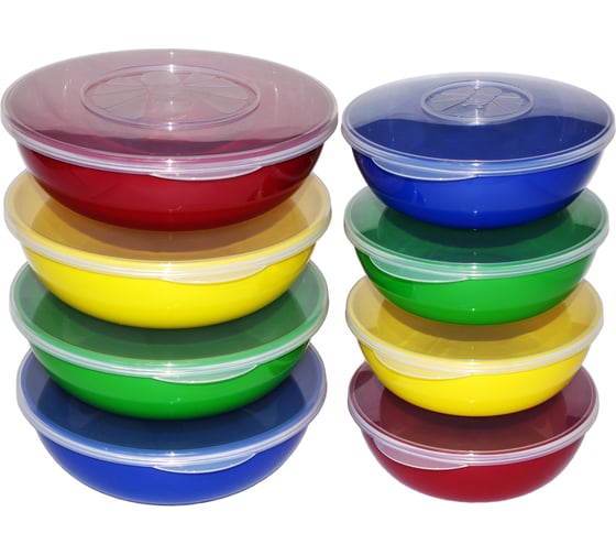 Изображение товара Набор малых контейнеров с герметичными крышками SOLARIS S1407