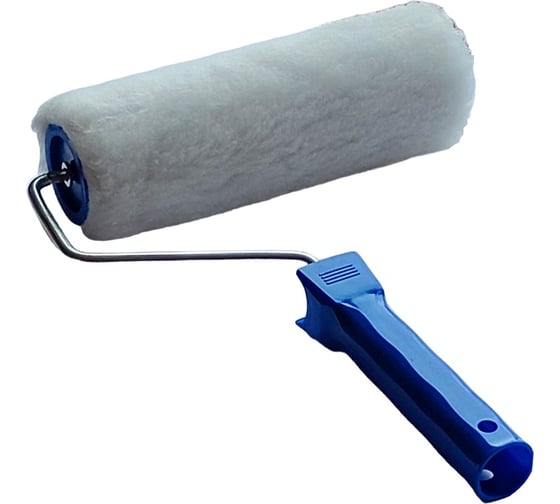 Изображение товара Валик Никище ВМ200 натуральный мех, 200x48 мм, бюгель 6 мм, шплинт, плотность 450 гр/м2, ворс 12 мм 37658