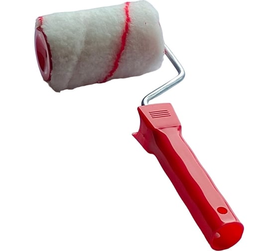 Изображение товара Валик Никище ВМ100 полиамид Колор 100x48 мм, бюгель 6 мм, быстросъем, плотность 550 гр/м2, ворс 10 мм 37048