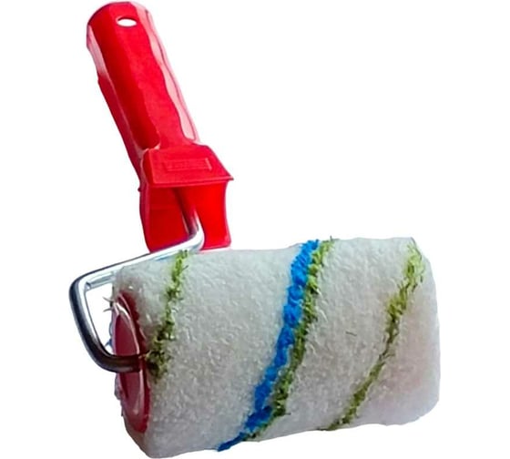 Изображение товара Валик Никище ВМ100 полиакрил Гирпэн 100x48 мм, бюгель 6 мм, быстросъем, плотность 700 гр/м2, ворс 11 мм 36987