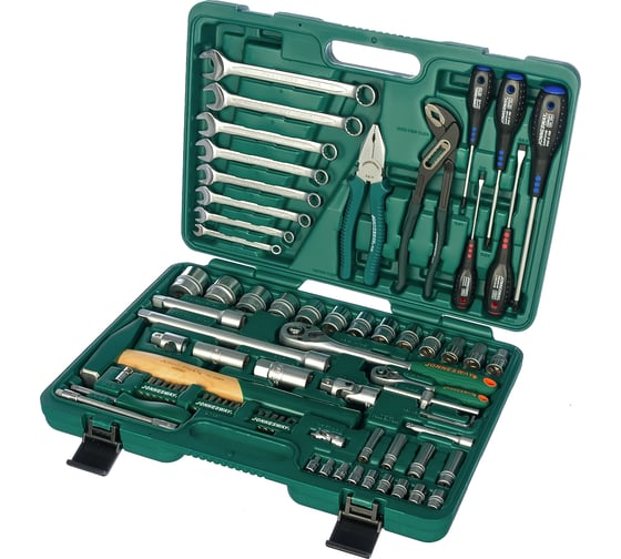 Изображение товара Универсальный набор торцевых головок 77 шт Jonnesway S04H52477S 47567