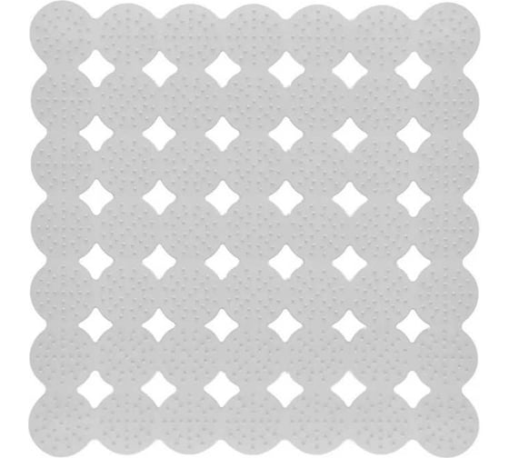 Изображение товара Коврик для душа МУЛЬТИДОМ массажный, 43x45 см (белый) ПТ72-63