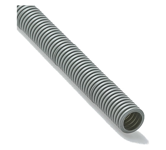 Изображение товара Труба Рувинил ПВХ гофрированная с зондом диаметр 40 15 метров 14001