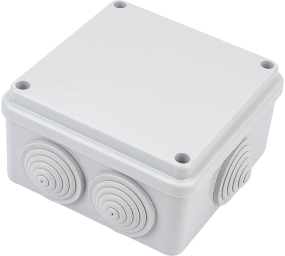 Изображение товара Распаечная коробка ОП 100х100х50 IP54 Рувинил 67050