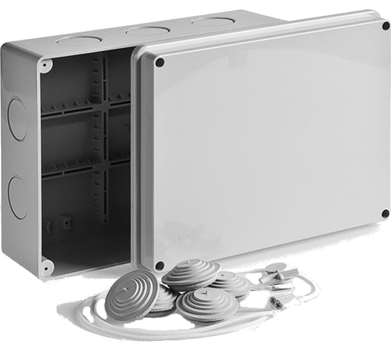 Изображение товара Распаечная коробка ОП 240х195х90 без герм Рувинил 67066