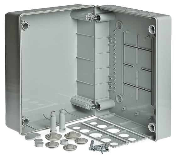 Изображение товара Распаечная коробка ОП 370х275х135 IP55 Рувинил 67075