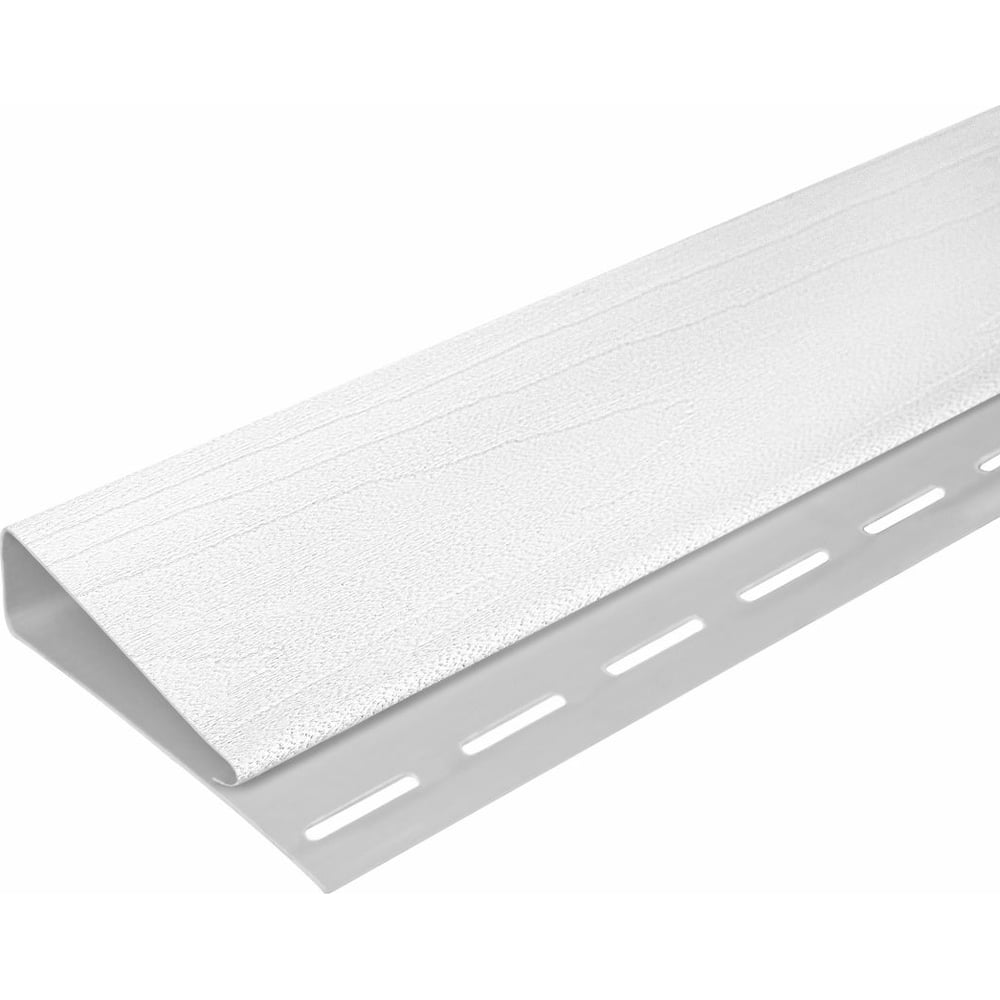 Изображение товара J-профиль широкий к сайдингу PROFBUILD белый 51553