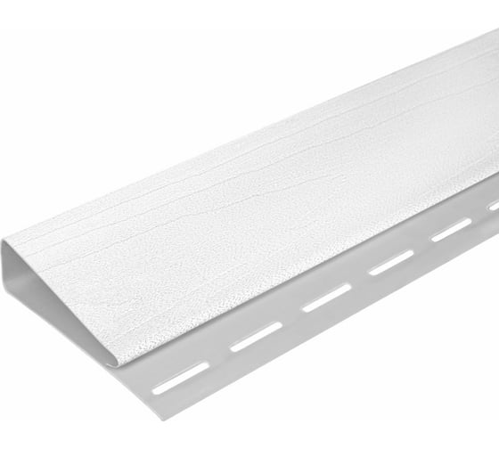 Изображение товара J-профиль широкий к сайдингу PROFBUILD белый 51553
