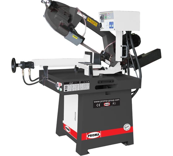 Изображение товара Полуавтоматический ленточнопильный станок по металлу PROMA PPS-250HPA 25025003