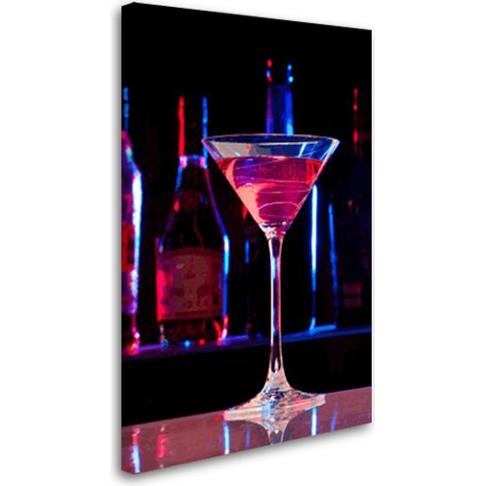 Постер-картина Студия фотообоев, цвет разноцветный 2533035 Бокал мартини - фото 1