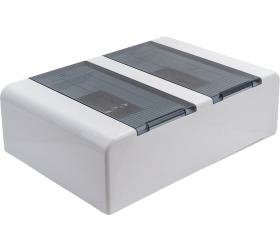 Изображение товара Щит открытой проводки на 18 модулей с дверцей Рувинил 68018