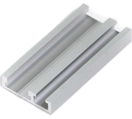 Изображение товара Профиль-шина комбинированная PR TR046/1SM 46 мм, 1.5 м, 1.04 кг, анодирование, серебро матовое GlobalTOOLS GT-006-112-0003