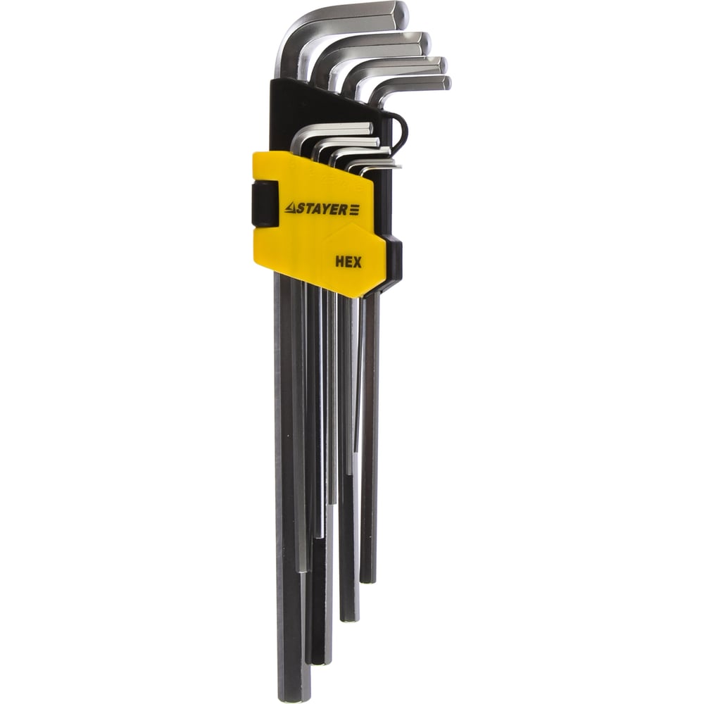 Имбусовые ключи STAYER ящик stayer master titan 16 5 пластиковый для инструмента 420x250x230 мм