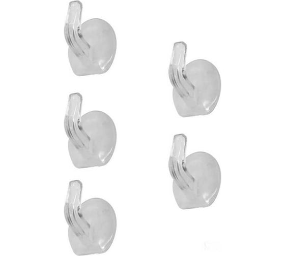 Изображение товара Набор крючков для ванной комнаты Рыжий кот 2,5x2,2 см (5 шт) PH-04 104943