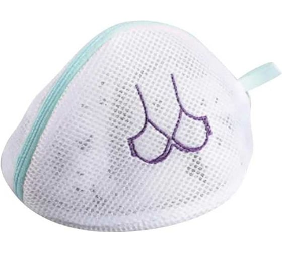 Изображение товара Мешок для стирки Рыжий кот бюстгалтеров трехслойный, 18x18x17см 311133