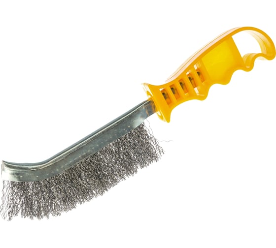 Изображение товара Стальная латунированная щетка STAYER MASTER 3508
